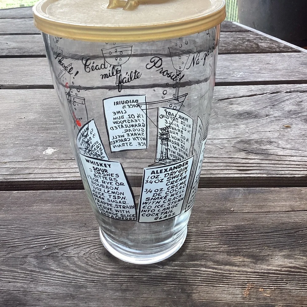 MCM Vintage Cocktail Shaker with lid